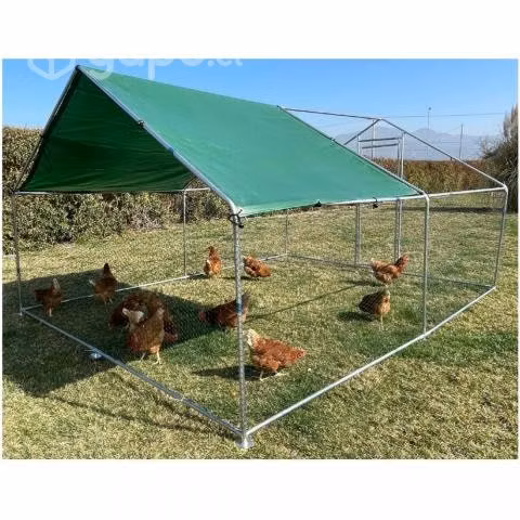 Gallinero 12 Mts2 Acero Galvanizado