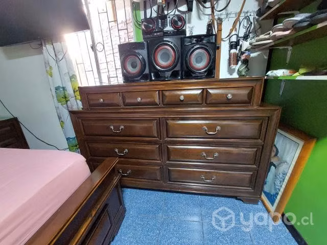 Cama King Boston Cherry