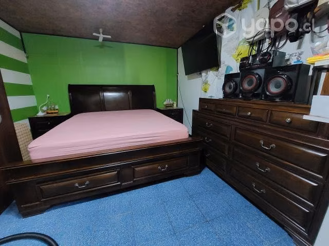 Cama King Boston Cherry
