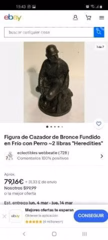 Figura de bronce