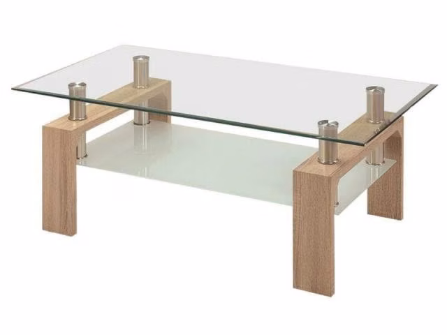 Mesa De Centro Rectangular Natural M+desing