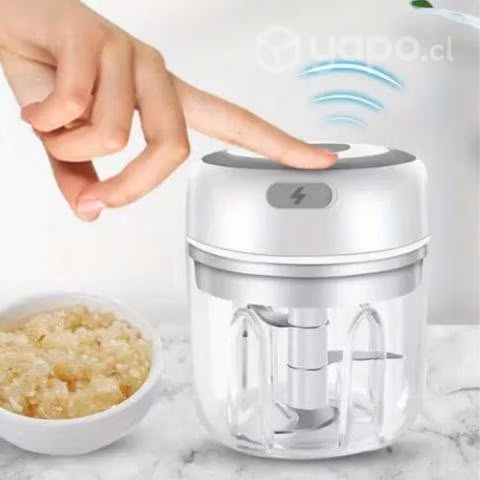 Mini Picador De Alimentos Inalámbrico 250ML Blanco