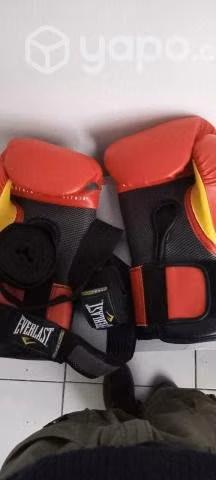 Guantes de Box ProStyle16onzEverlast Rojos+ vendas