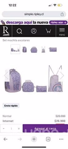Pack mochila Head Rosada - Imagen 4