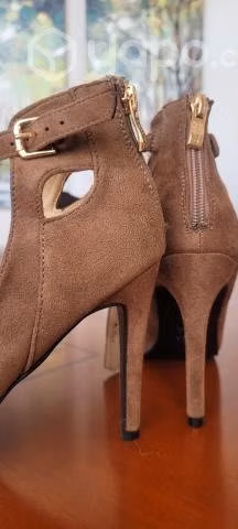 Zapato Via Uno con tobillera marron - Imagen 5
