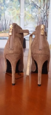 Zapato Via Uno con tobillera marron - Imagen 2