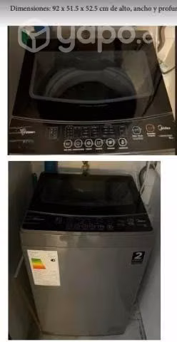 Lavadora Automática Midea Mls-090ge04n Gris 9kg