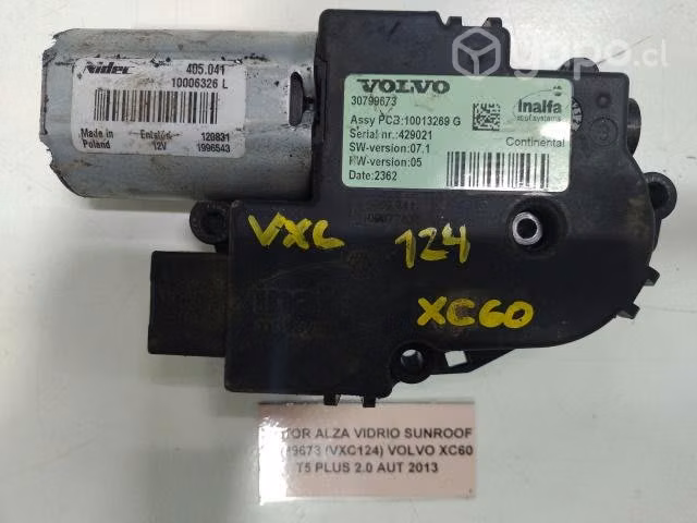 Motor Alza Vidrio Sunroof 30799673 (VXC124) Volvo