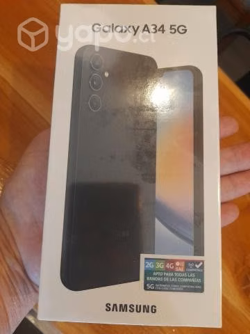 Galaxy A34 5G Nuevo y sellado en su caja