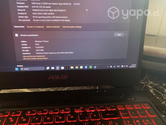 Asus tuf-gaming fx505dy - Imagen 5