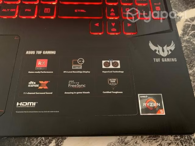 Asus tuf-gaming fx505dy - Imagen 4