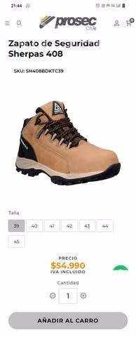 Cómodos zapatos de seguridad mujer