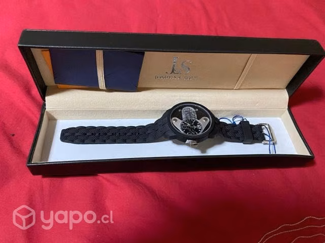 Reloj de cuarzo suizo Joshua & Sons JS-52-BK