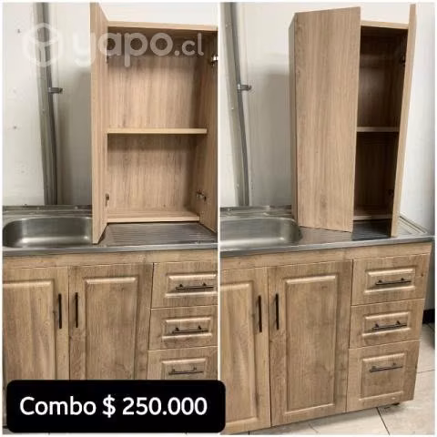 Lavafondo y mueble adicional
