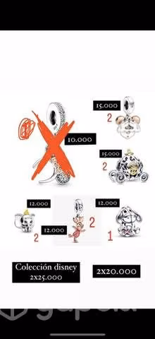Charms variados algunos disney últimos disponibles