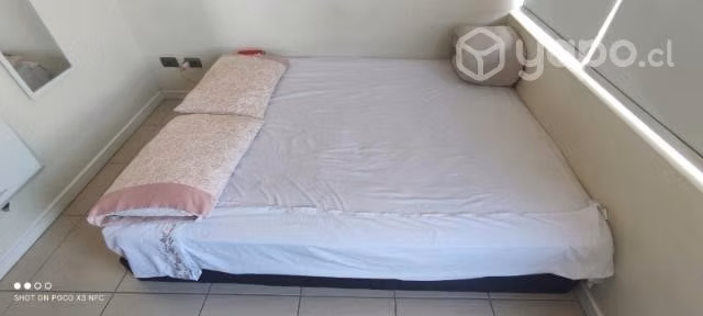 Cama Europea Wave 1,5 Plazas + Almohada Light