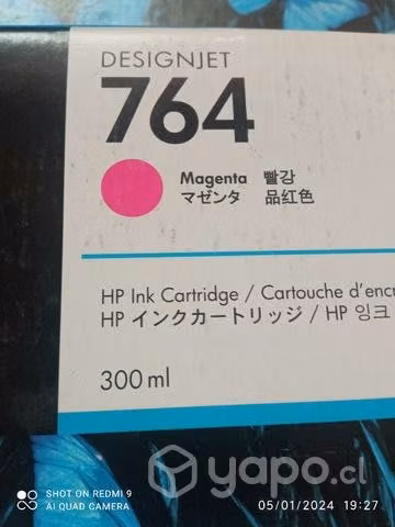 Tintas HP 764 colores originales de 300ml - Imagen 4