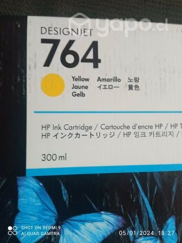 Tintas HP 764 colores originales de 300ml - Imagen 2