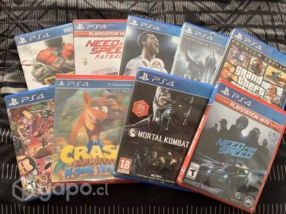 Ps4 500 gb con juegos
