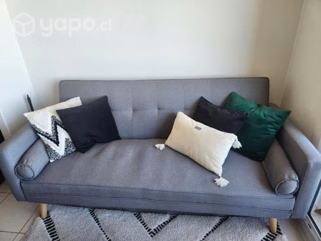 Futon tres cuerpos como nuevo - Imagen 2