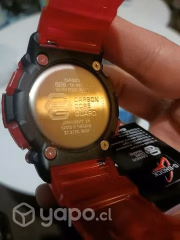 G-Shock Reloj Análogo/Digital Rojo Unisex Sellado