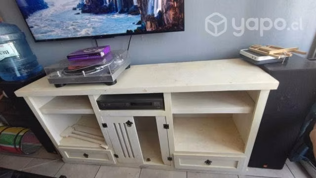 Rack blanco de madera - Imagen 4