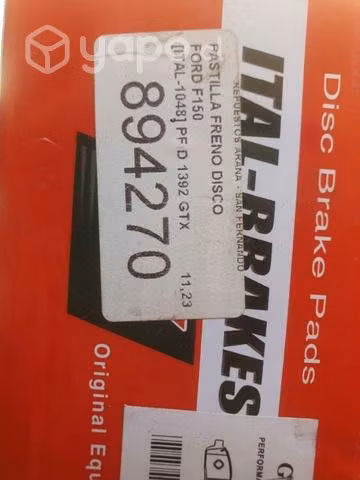 Pastillas freno disco delantero Ford f-150 (11-19