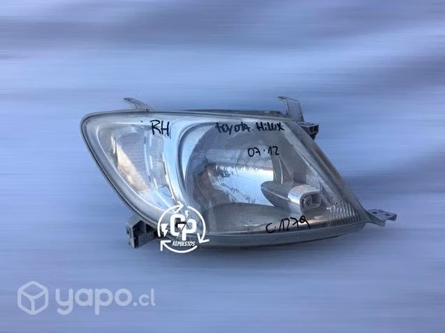 Foco óptico rh Toyota Hilux 2007 2012