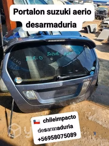 Portalón Suzuki aéreo desarmaduría