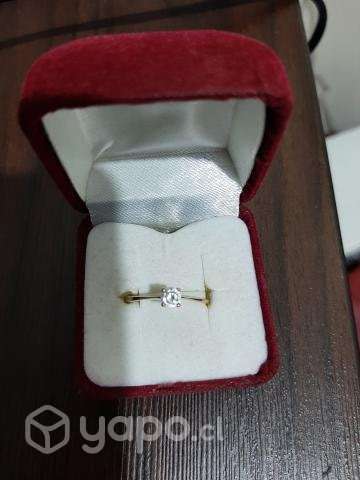 Anillo solitario. Usado - Imagen 2