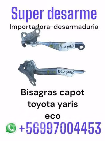Bisagras capo Toyota eco Yaris