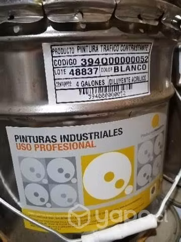 Pintura alto trafico en tineta