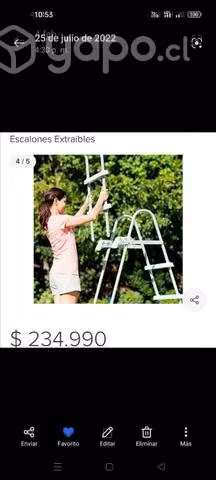 Escalera para piscina