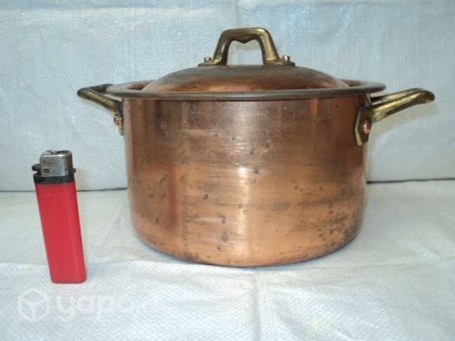 Antigua Olla De Cobre Fantuzzi