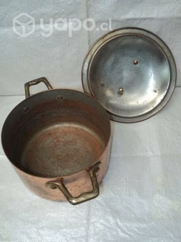 Antigua Olla De Cobre Fantuzzi