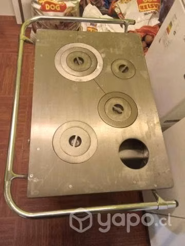 Cocina a leña de 4 platos