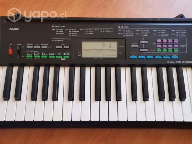 Teclado Casio CTK 3400 SK Conversable Navidad