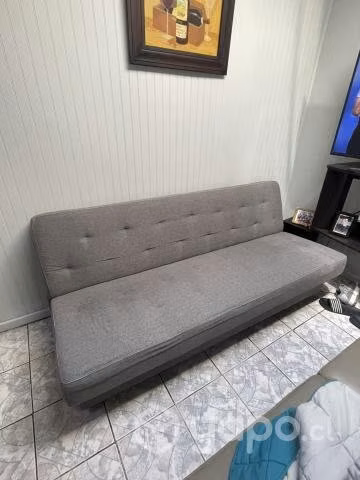 Sillón cama gris