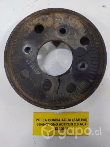 Polea Bomba Agua (SAB196) SSangyong Actyon 2.0 AUT