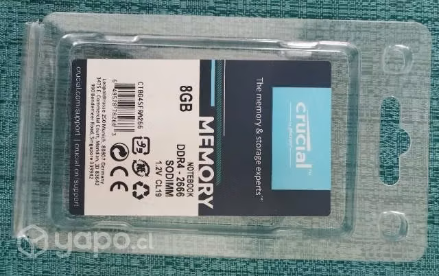 Memoria Ram DDR4 8GB 2666mhz