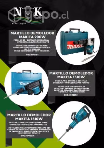 Arriendo de herramientas