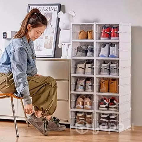 Zapatero Plegable 6 Niveles Una Pieza Firme