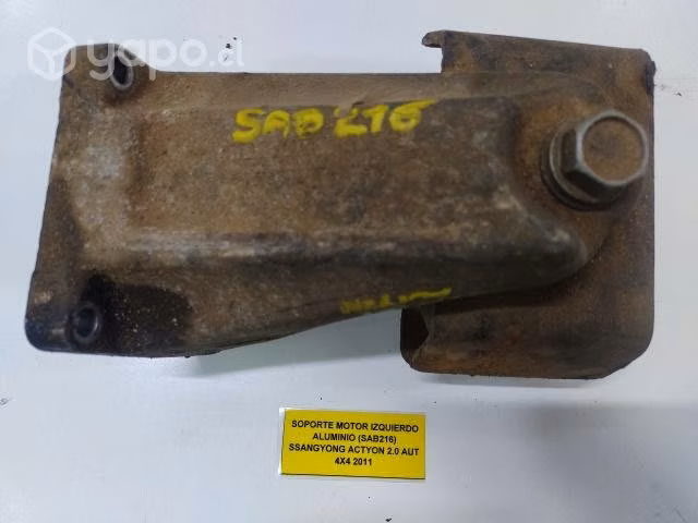 Soporte Motor Izquierdo Aluminio (SAB216) SSangyon