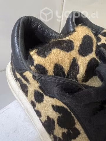 ZAPATILLAS animal print de cuero argentino