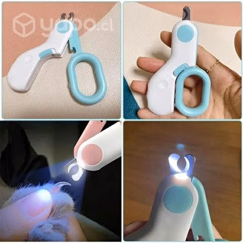 Cortaúñas para mascotas con luz led