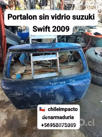 Portalón sin vidrio Suzuki Swift año 2009