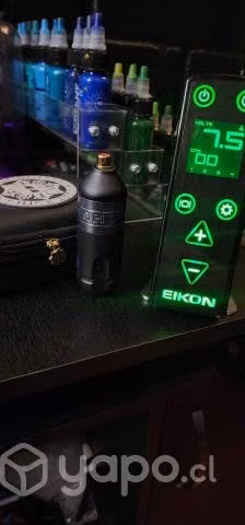 Maquina de tatuar bichop + fuente eikon