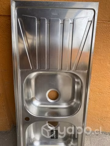 Lavaplatos doble sobreponer