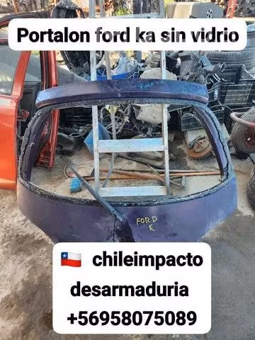 Portalón sin vidrio Ford ka desarmaduría