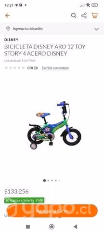 Bicicleta Disney aro 12 - Imagen 4